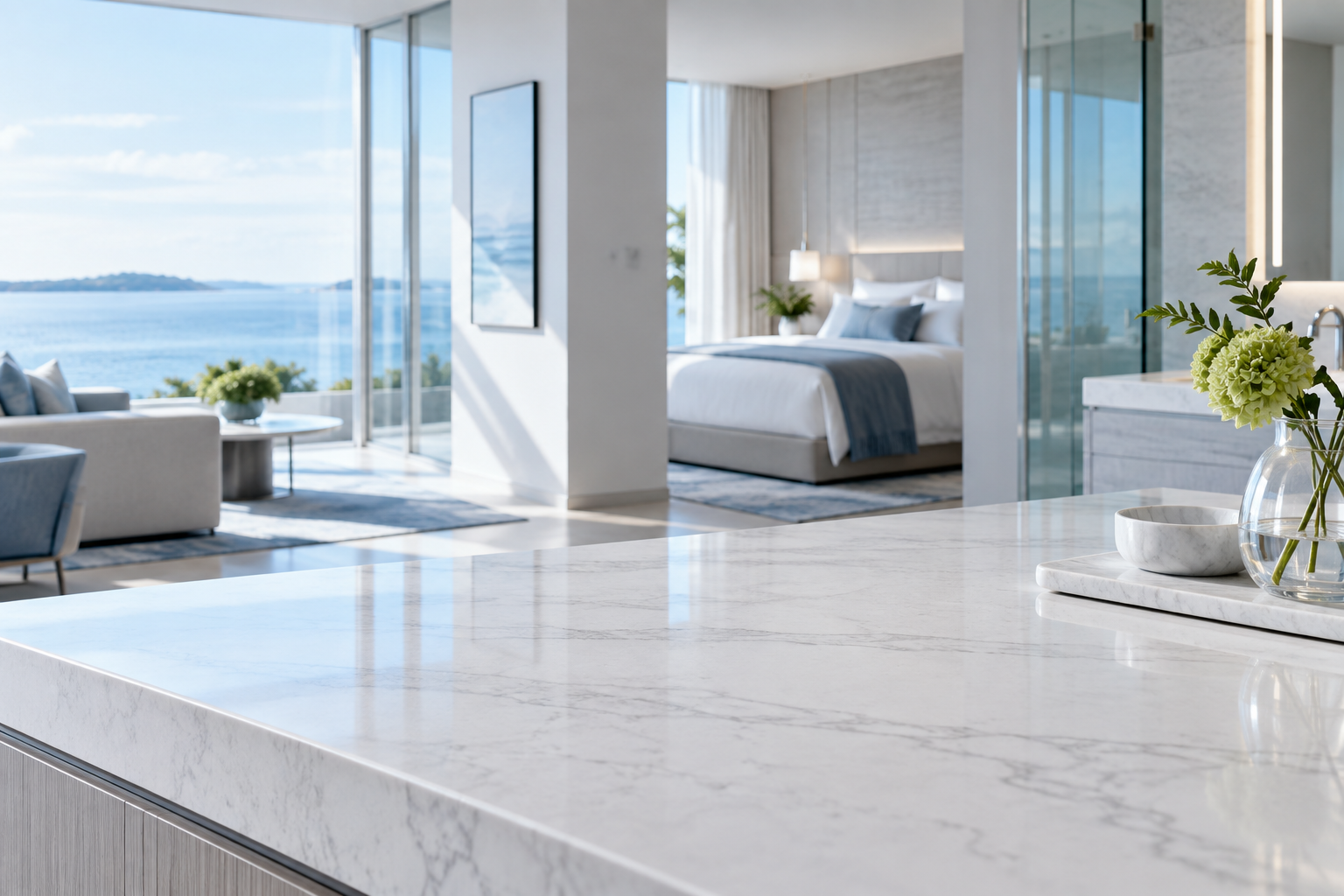 Bright, clean modern interior representing PureLine use environments